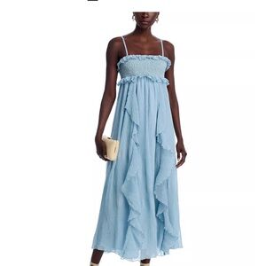 Bloomingdale’s AQUA
Ruffle Crinkled Midi Dress - Exclusive